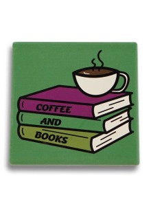 Керамична подложка - Кафе и книги (Пълтни Прес)